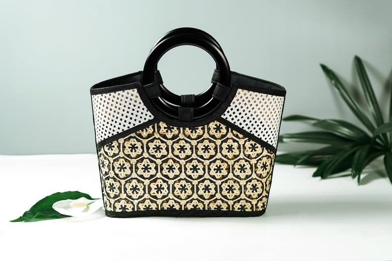 Hand-Stamped Linen Bags